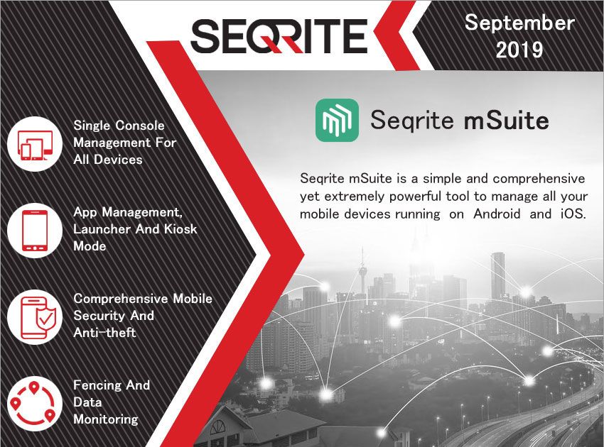 Secure mobile devices with Seqrite mSuite