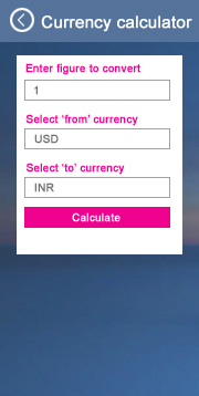 Currency calculator