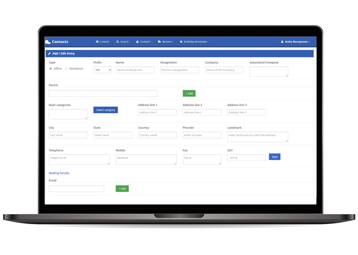 CMS - Contact Entry Part 1