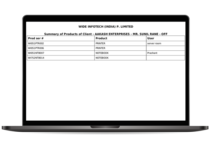 CSIS - Config search report
