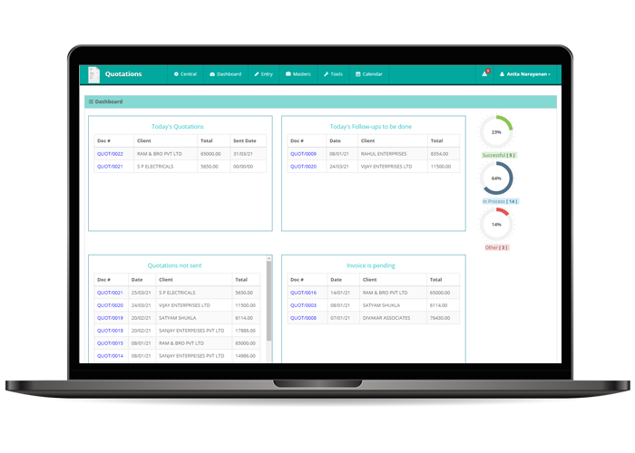 QMS - Dashboard
